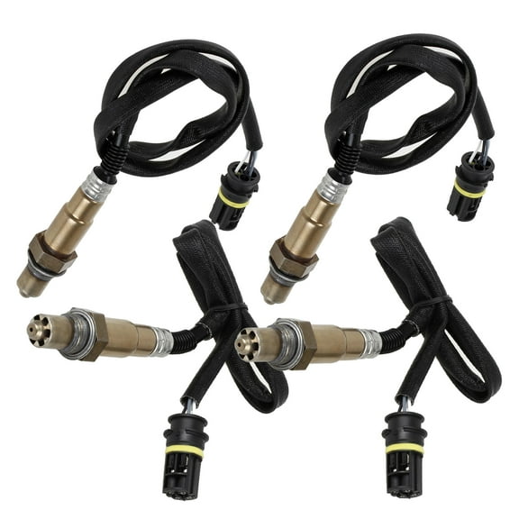 Maxfavor 4Pcs O2 Oxygen Sensor for Mercedes-Benz E320 E500 2004-2006 3.2L 5.0L Upstream Downstream