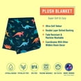 thumbnail image 3 of Wildkin Plush Throw Blanket for Toddler Boys and Girls, Ultra-Soft Velour, Double Layer Dotted Backing (Jurassic Dinosaurs), 3 of 8