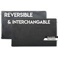 thumbnail image 2 of 12" x 20" Cover Only Throw Pillowcase Reversible - Iron Grey: 2 PCS / 4 Sided. Luxurious, Microsuede/Microplush Fabric - Softest / High Thread Count - Washable - Outstanding Beauty & Comfy, 2 of 9