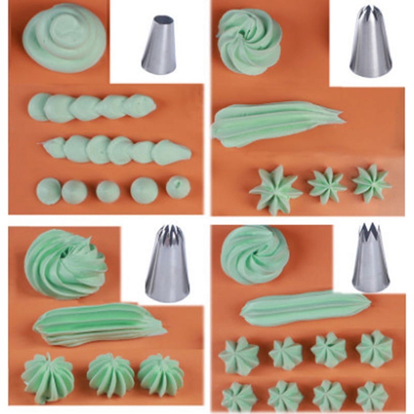 5pcs / Set Large Russian Cake Cream Icing Piping Pastry Nozzle Tips Baking Tools