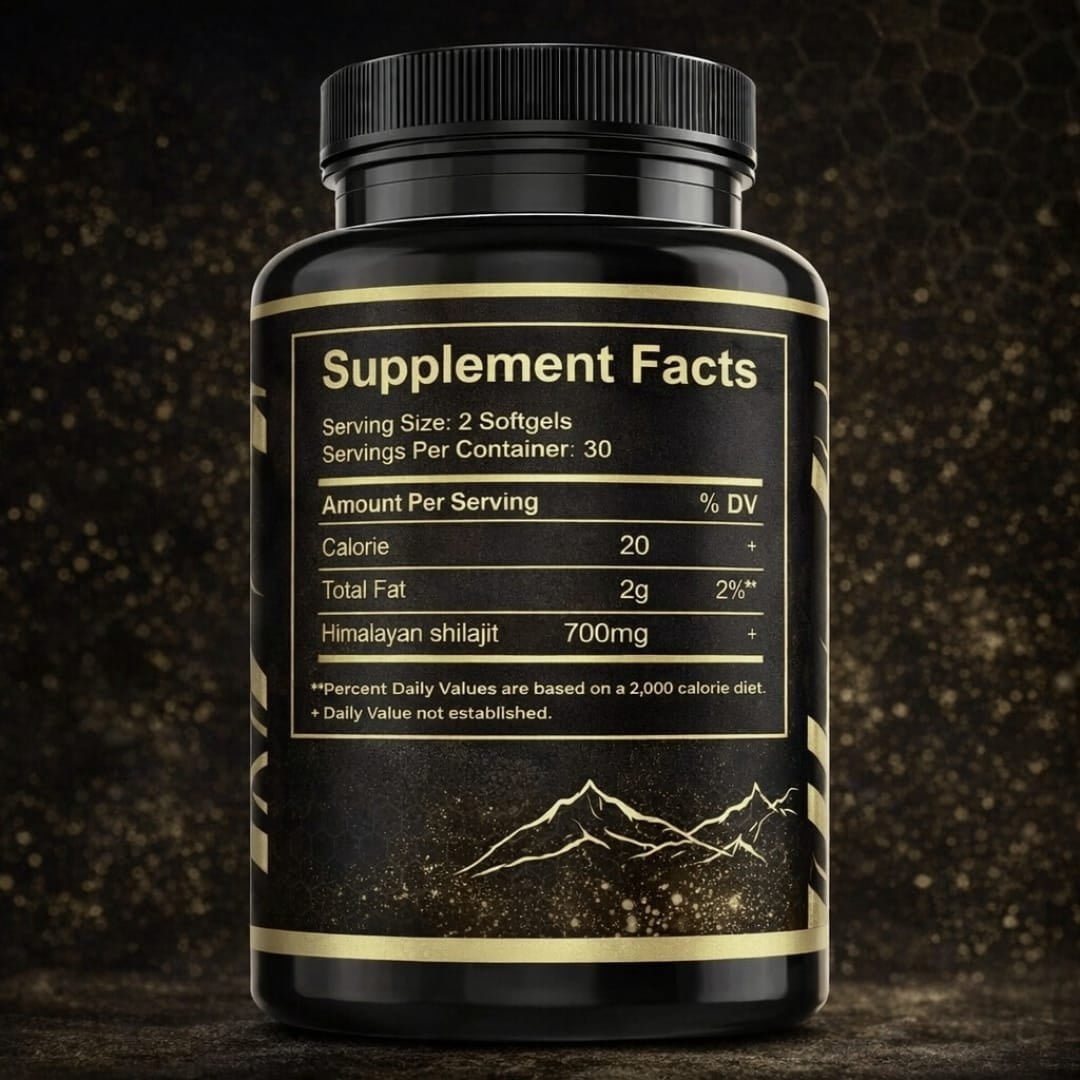 DEZEN Shilajit Softgels, Himalayan Shilajit Extract Supplement for Energy Support, 60 Count Each Pack 5