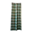 thumbnail image 6 of Women's Plaid Straight Leg High Waist Casual Pants, Polyester Pocket Loose Long Trousers, Fashion Summer Bottoms for Daily Shopping Home | TruHer,Green Free Size, 6 of 7