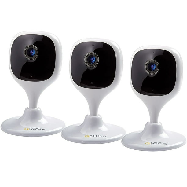 QSee QCW2MP 1080P WiFi Cube Security Camera 3 Pack