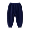 thumbnail image 4 of ITSAME Boys Outfits 2-Piece Half Zip Pullover Sweatshirt & Jogger Pants Kids Fall Winter Casual Active Set Blue Size 7, 4 of 8