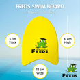 thumbnail image 2 of Tabla de entrenamiento de natación FREDS Kickboard ligera para clases, 2 of 8