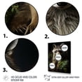 thumbnail image 3 of Designart "Vibrant Portrait of a Raccoon I" Animals Floater Framed Canvas Print, 3 of 7