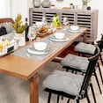 thumbnail image 6 of Lush Decor Gingham Check Yarn Dyed Placemat Off White and Black, 4-Pack 14" x 19", 6 of 6