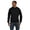BLACK, variant on Mens 7.8 oz. ComfortBlend EcoSmart 50/50 Fleece Crew P1607 (5 PACK)