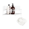 thumbnail image 3 of Umbra Cubiko Corner Shower Bins Set of 2 White, 3 of 6