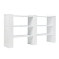 thumbnail image 1 of EverBlock 3 Level Double Shelving Kit, 72” W | For Office, Playroom & Bookshelves | Giant Building Blocks | Easy to Connect & Reuse | Indoor & Outdoor Use | Build Displays & Structures | Yellow, 1 of 2
