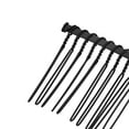 thumbnail image 6 of Unique Bargains 4 Pcs No Slip Hair Side Combs Accessories Metal 1.6" Black, 6 of 6