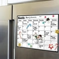 thumbnail image 1 of Fridge Calendar Magnetic Dry Erase Calendar Whiteboard Calendar For Refrigerator Planners, 1 of 4