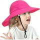 thumbnail image 4 of Sombrero para el sol de verano para niños y niñas, con protección UPF 50+, ala ancha, cuello y solapa, para jugar en la playa, de 2 a 7 años, 4 of 5