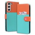 thumbnail image 1 of Compatible with Samsung Galaxy S22 Plus 5G Cute Animals Pattern Wallet Case with Card Slots Flip Cover, 1 of 5