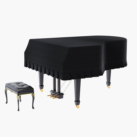 Funda de Almacenamiento Kaieyres para Piano de Cola de Terciopelo 160 cm