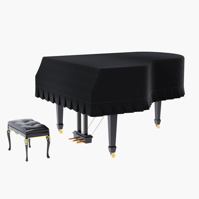 Funda de Almacenamiento Kaieyres para Piano de Cola de Terciopelo 160 cm