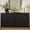 black, variant on win2win 65" Modern Fluted Sideboard Buffet with Storage, Oak