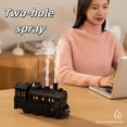 thumbnail image 3 of Cool Mist Train Humidifier, Portable Mini Train Essential Oil Diffuser with 2 Light 2 Mist Mode, Auto Shut Off for Bedroom & Large Room, No Remote Included, 3 of 9