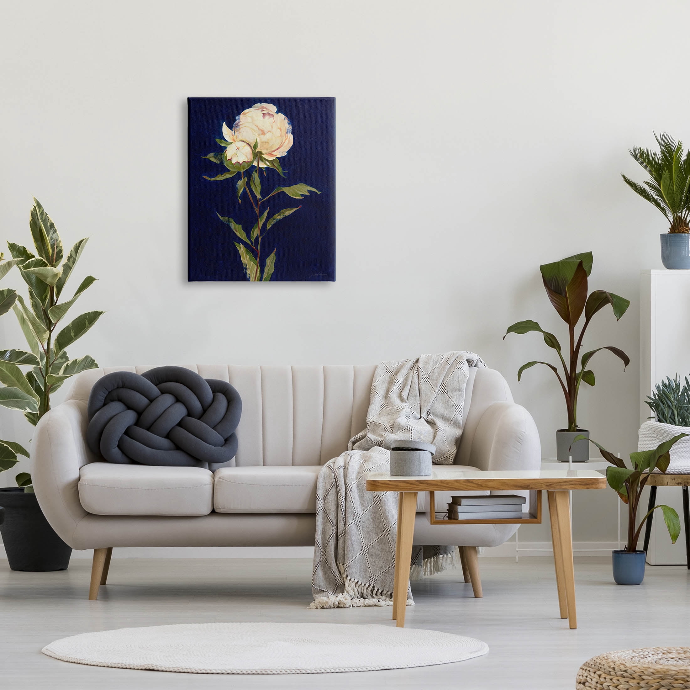 Stupell Industries Budding Rose Blossoms Painting Gallery Wrapped Canvas Print Wall Art, Design by Liz Jardine