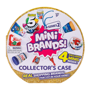 ZURU 5 Surprise Mini Brands! Series 2 Collector Case [Includes 4 Minis!]