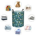 thumbnail image 4 of Fuzoiu Floral Print Circular Hamper,Laundry Basket with Handle,Collapsible Laundry,Dirty Clothes Storage Basket,for Bedroom Bathroom Dorm Living Room-Small, 4 of 6