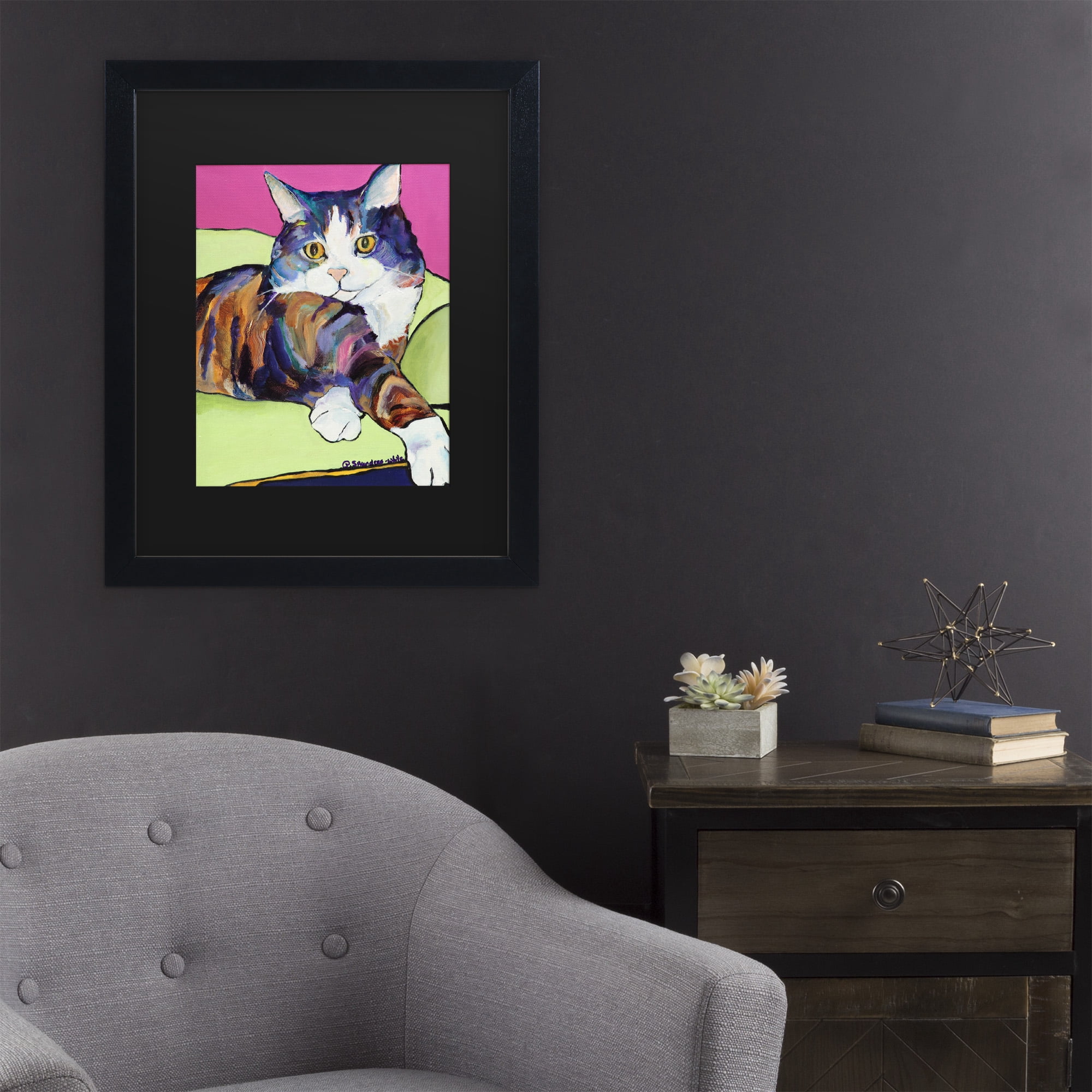 Trademark Fine Art 'Ursula' Canvas Art by Pat Saunders-White