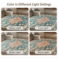 thumbnail image 7 of ODIKA 5'x7' Washable Area Rug Boho Distressed Vintage Detailing Scroll Border Center Bordered for Guest Room, Lounge, Apartment, Non-Slip Low Profile, Stain Resistant, 7 of 7