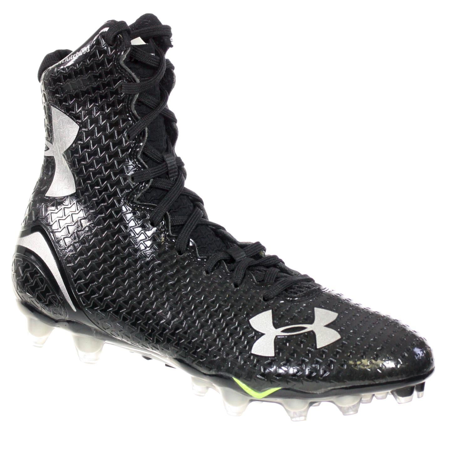 lime green under armour cleats