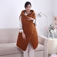 thumbnail image 4 of Bamboohart Heated  Battery Operated  Portable USB Electric Throw  Soft Flannel Electric   Machine Washable Cozy Heated Throw for Home Travel Office and Car 29.5x47.2inch, 4 of 8
