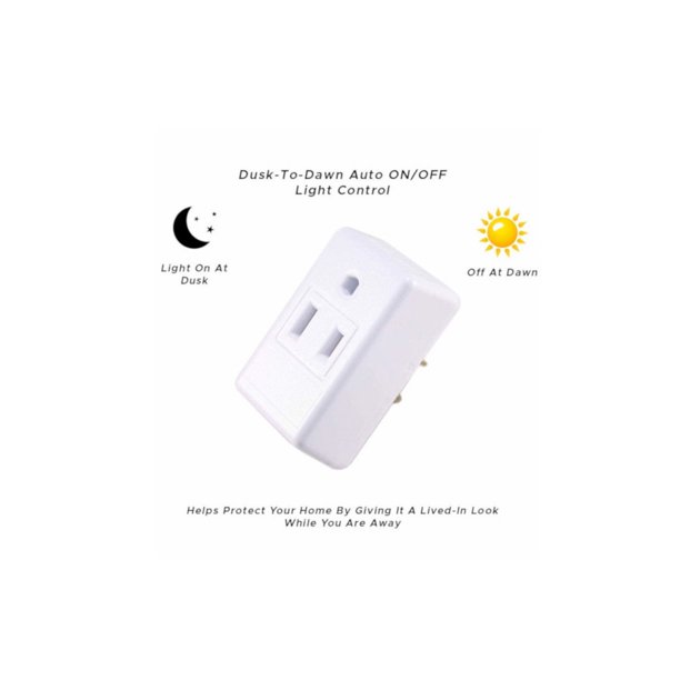 Lot of 2, UtiliTech Indoor Auto On/Off DuskToDawn Light Control