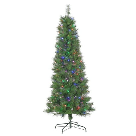 Sterling 6.5Ft. Multi-Style Pre-Lit Mixed Needle Fiber Optic Tree with 200 Multi-Colored LED (Best Optics For Ar 15 Under 200)