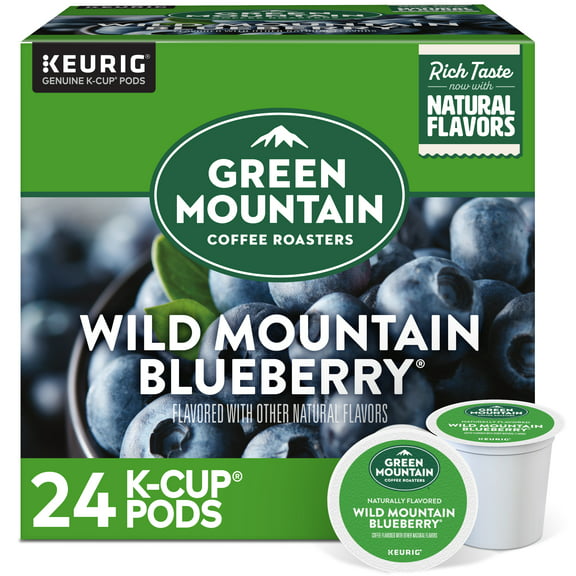 Green Mountain Coffee Roasters, Wild Mountain Blueberry Light Roast K-Cup Coffee Pods, 24 Count
