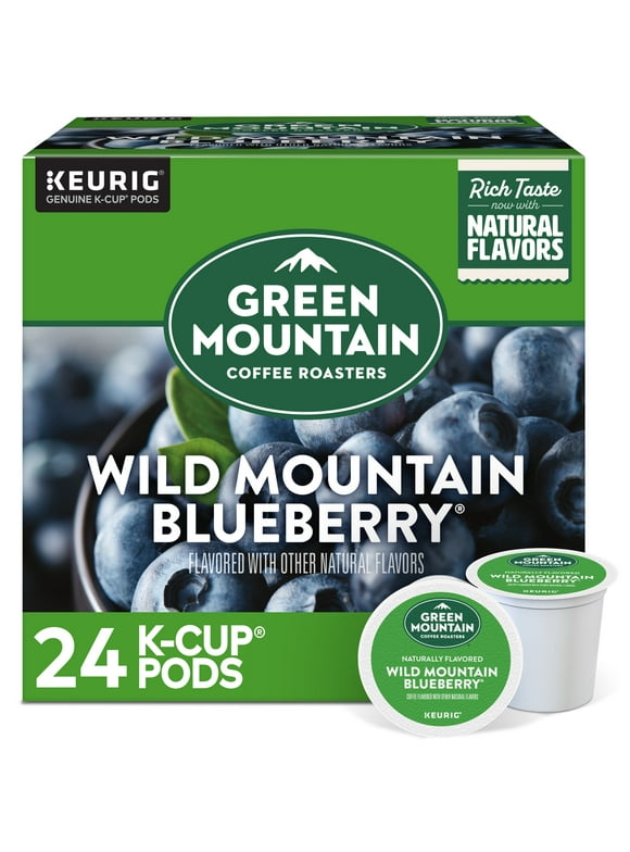 Green Mountain Coffee Roasters, Wild Mountain Blueberry Light Roast K-Cup Coffee Pods, 24 Count