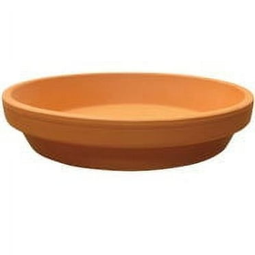 Deroma 6.7 In. Red Terracotta Clay Standard Saucer M8220PZ