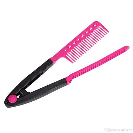 No Heat Straightening V Comb For Natural Straight Hair V Shape