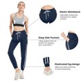 thumbnail image 2 of PULI Women's Pants Running Jogger Sweatpants with Pockets (Navy 2XL), 2 of 8
