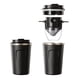 thumbnail image 1 of Toystoory Juego de cafetera de mano Taza de café con aislamiento de acero inoxidable antideslizante Mantenga la taza de goteo caliente Aparato de café al Juegos de servir café y té Negro Toystoory HA027498-02, 1 of 6