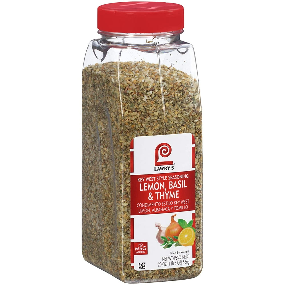 Lawrys Key West Style Seasoning Lemon Basil & Thyme, 20 OZ Walmart