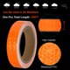 thumbnail image 3 of Uxcell 1 rollo de cinta reflectante, cinta reflectante impermeable, cinta de advertencia de seguridad, reflector para camiones y coches, naranja, 1 pulgada x 33 pies, 3 of 7
