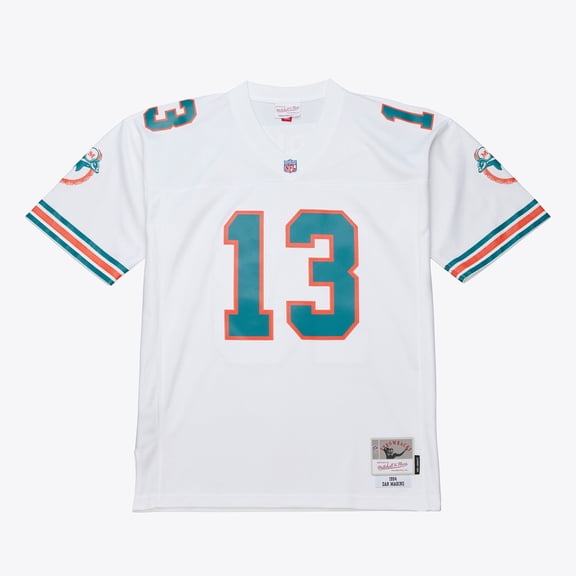 Men's Mitchell & Ness Dan Marino White Miami Dolphins 1994 Legacy Replica Jersey