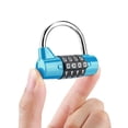 thumbnail image 2 of Combination Lock, Zinc Alloy Password Lock, Lightweight Wear-Resistant For School For Gym, 2 of 8