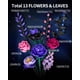 thumbnail image 5 of Set de Construcción de Ramo de Flores TYCOLE Rosas Moradas Botánicas, 5 of 7