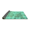 thumbnail image 2 of Ahgly Company Indoor Rectangle Abstract Turquoise Blue Modern Area Rugs, 6' x 9', 2 of 4