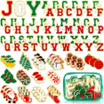 thumbnail image 1 of Iron On Patches Yilloog Christmas Chenille 120 unidades con bolsa, 1 of 7