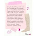 thumbnail image 7 of MeMoi  Sweetheart Studded Knee-High Socks - Girls - Female, 4, Oatmeal, 7 of 7