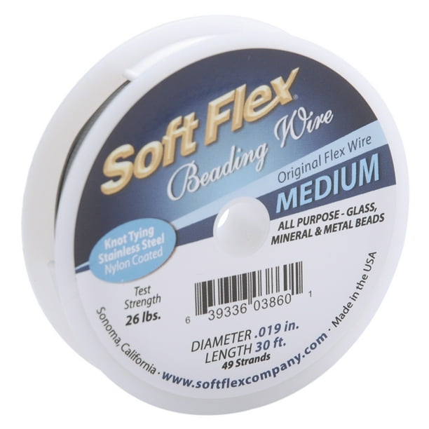 Soft Flex Fil 49-Brin.019"X30'-Satin Argent