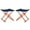 Natural/Navy, variant on SAFAVIEH Outdoor Collection Breanne Stool Beige/Natural