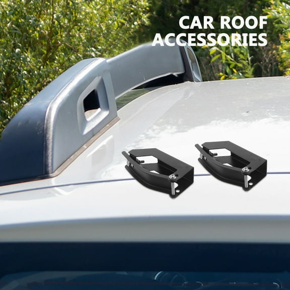 WHAMVOX 4Pcs Universal Roof Clamps Car Roof Rack With Cargo Basket Mounting Brackets For Luggage Roof Top