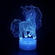 thumbnail image 1 of Luz de noche Unicornio Luz de noche 3D Luz de noche táctil Control remoto Lámpara de mesa colorida Lámpara de regalo creativa, 1 of 2