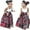 CL3, variant on African Girl's Wax Print Skirts with Head Band Bohemian Ankara High Waist Long Skirt for Kids Girl Kente Clothes